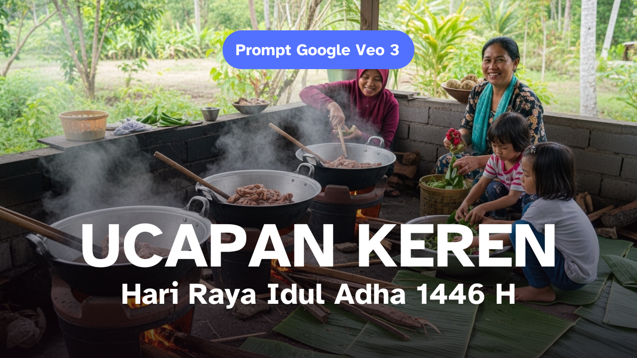 Ucapan Idul Adha Cinematic & Estetik dengan Bantuan Google Veo 3